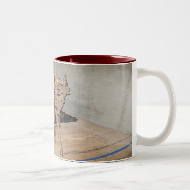 The Old Spinning Wheel Two-Tone Coffee Mug (Right)