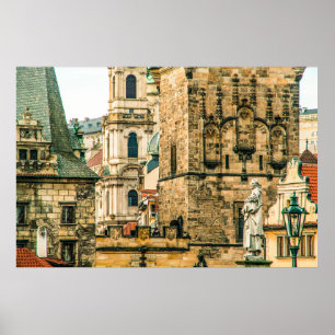 The old town of Pragueancient,architecture,buildin Poster