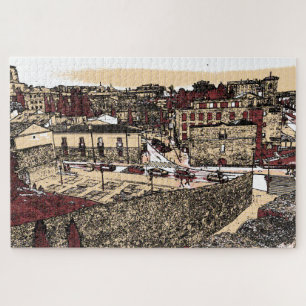 The Old Town of Salamanca Spain Jigsaw Puzzle