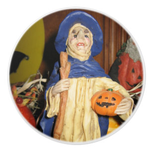 The Old Wicked Witch Ceramic Knob