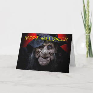 The Old Witch Halloween Card