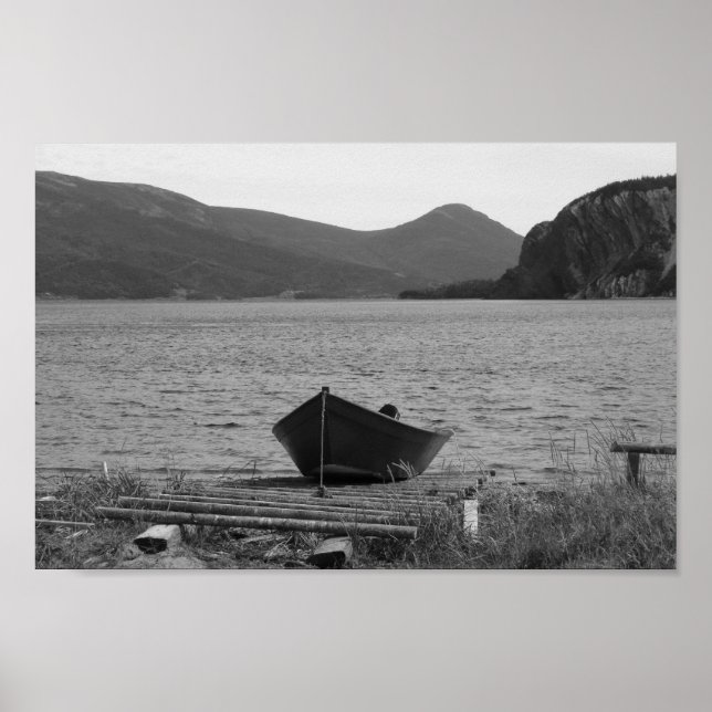 The Old Wooden Boat Poster (Front)