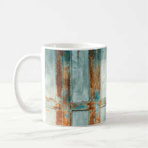 the old wooden doors backgroundantique,architectur coffee mug