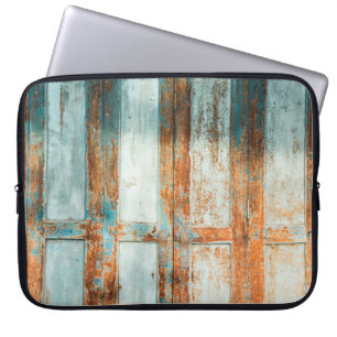 the old wooden doors backgroundantique,architectur laptop sleeve
