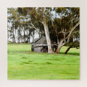 The Old Wooden Shack Jigsaw Puzzle