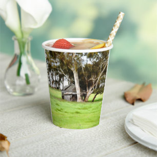 The Old Wooden Shack Paper Cups
