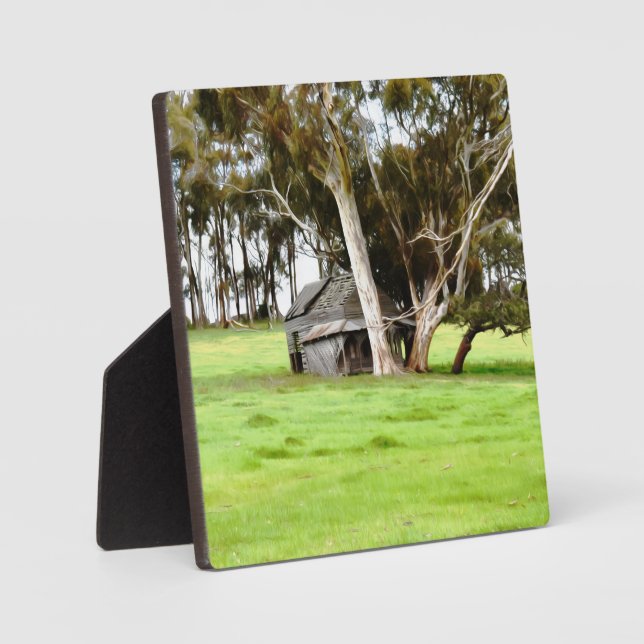 The Old Wooden Shack  Plaque (Front)