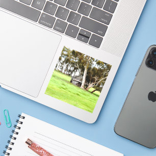 The Old Wooden Shack Sticker