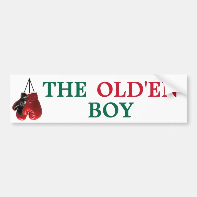 The Old'en Boy Bumper Sticker (Front)