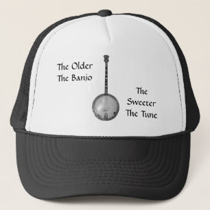 The Older The Banjo Design Hat