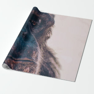 THE OLDEST CHIMPANZEE WRAPPING PAPER