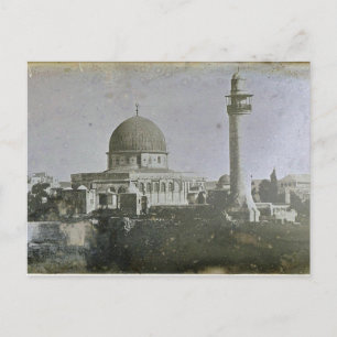 The oldest photo of Jerusalem Postcard
