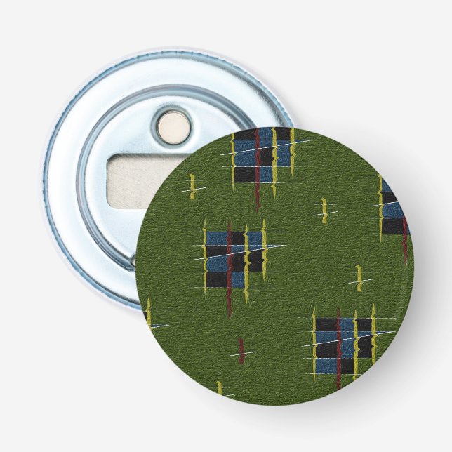 The Olive Branch Button Bottle Opener (Front)