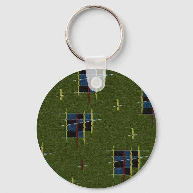 The Olive Branch Round Key Ring (Front)