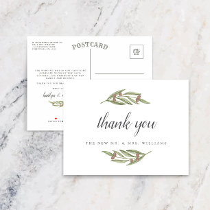 The Olive Branch Wedding Collection Announcement Postcard