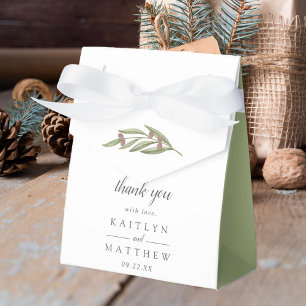 The Olive Branch Wedding Collection Favour Box