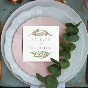 The Olive Branch Wedding Collection Napkin