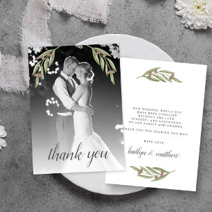The Olive Branch Wedding Collection Photo Thank You Card