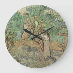 The Olive Orchard Large Clock