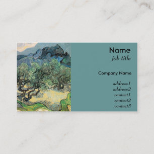 The Olive Trees,1889, Vincent van Gogh Business Card