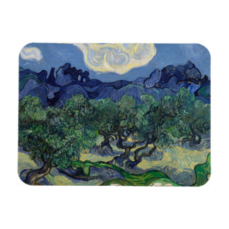 The Olive Trees by Vincent Van Gogh Magnet