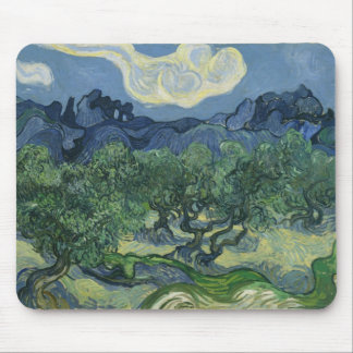 The Olive Trees by Vincent Van Gogh Mouse Pad