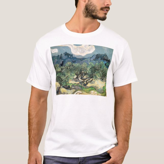 The Olive Trees, Vincent van Gogh T-Shirt (Front)