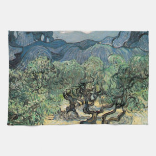 The Olive Trees, Vincent van Gogh Tea Towel