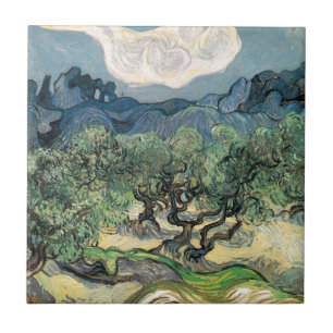 The Olive Trees, Vincent van Gogh Tile