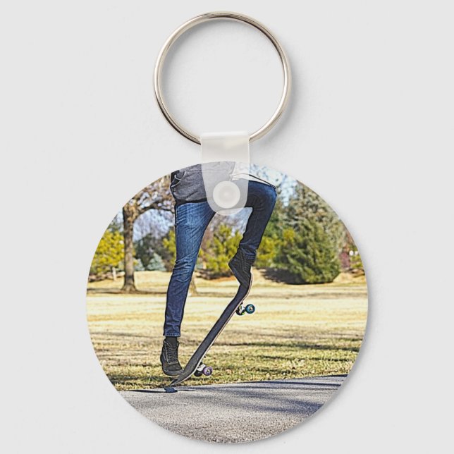 The Ollie Painterly Key Ring (Front)