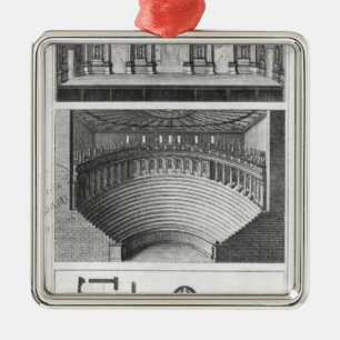 The Olympic Theatre at Vicenza Metal Ornament