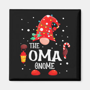 The Oma Gnome Matching Family Christmas Gnome Paja Magnet