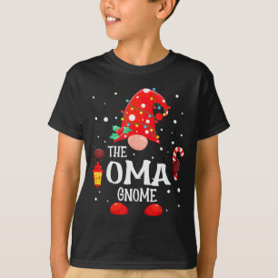 The Oma Gnome Matching Family Christmas Gnome Paja T-Shirt