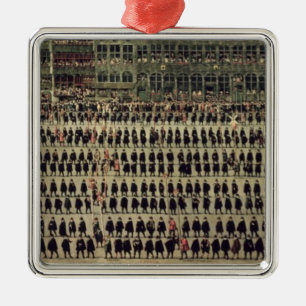 The Ommeganck in Brussels Metal Tree Decoration