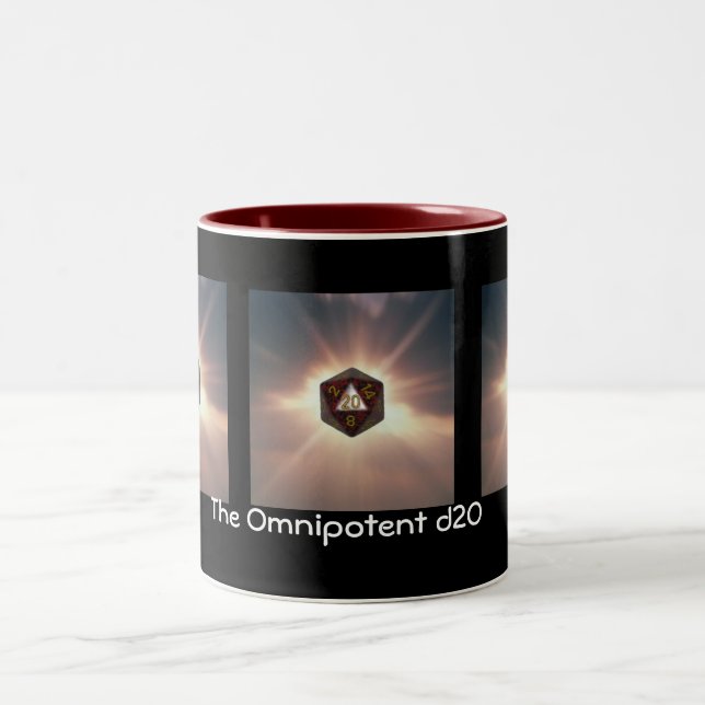 The Omnipotent d20 - Mug (Center)