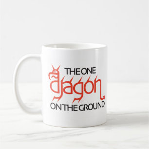 THE ONE DRAGON ON THE GROUND COFFEE MUG