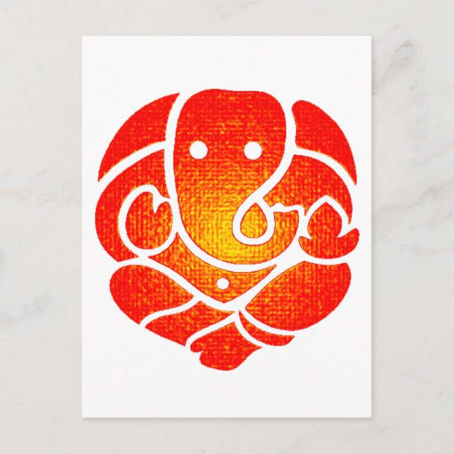 THE ONE GANESH POSTCARD (Front)