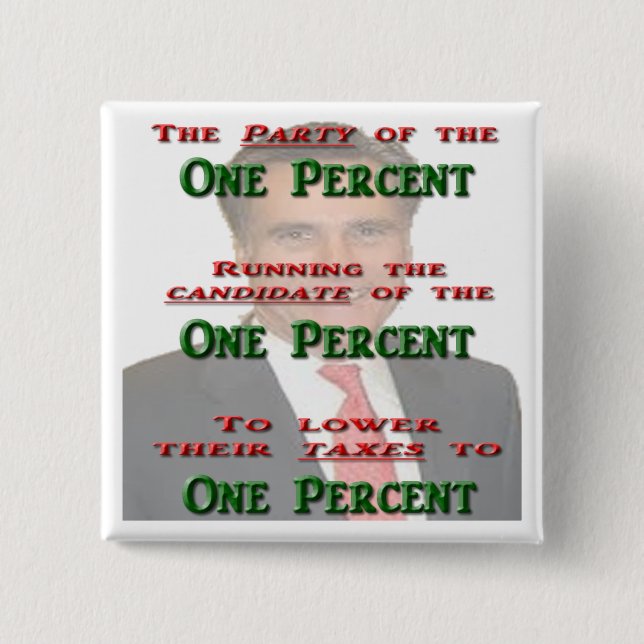The One Percent 15 Cm Square Badge (Front)