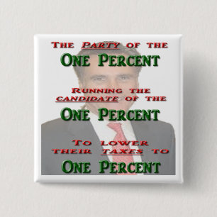 The One Percent 15 Cm Square Badge