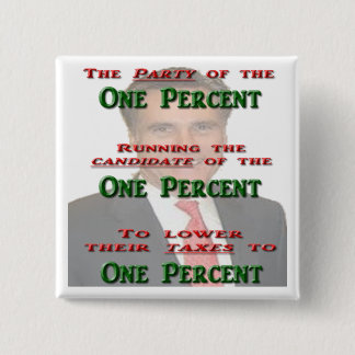 The One Percent 15 Cm Square Badge