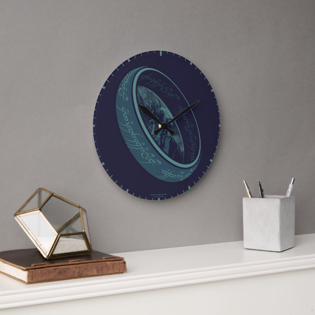 THE ONE RING™ GOLLUM™ Graphic Large Clock (Office)