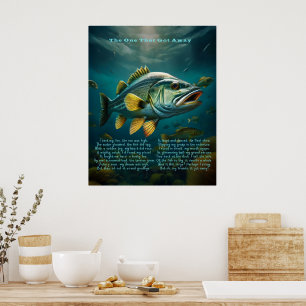 The One That Got Away Poster With Poem