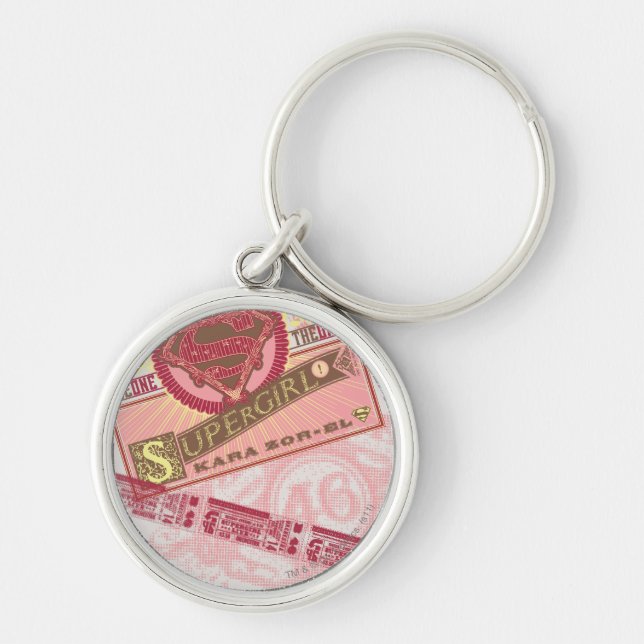 The One The Only Supergirl Key Ring (Front)
