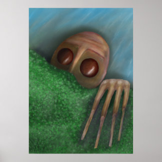 The one who watches from beneath poster