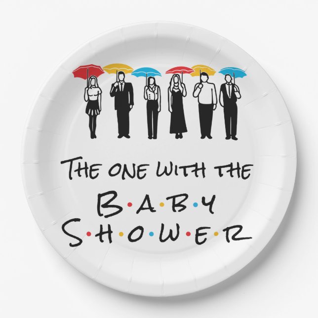 The One with the Baby Shower Paper Plate (Front)