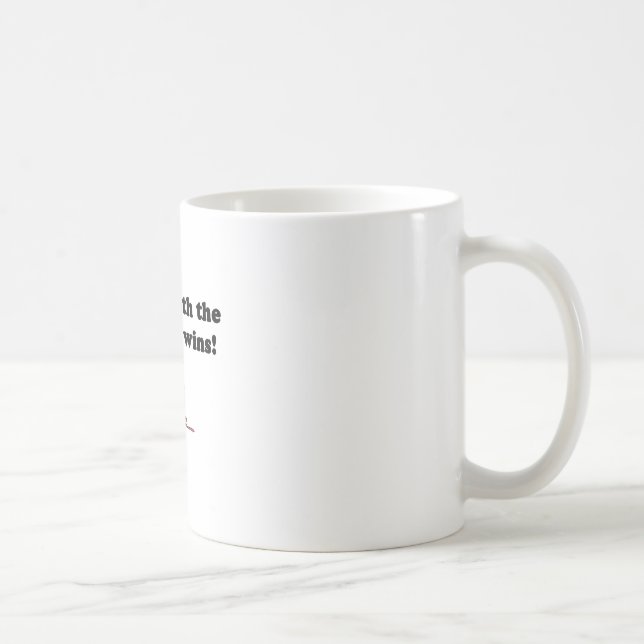 The One With The Most Yarn Wins Coffee Mug (Right)