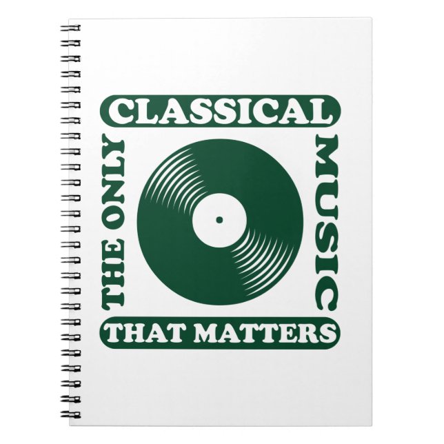 The Only Classical Music Notebook (Front)