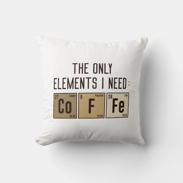 The Only Elements I Need Cushion (Front)