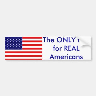 The only flag bumper sticker