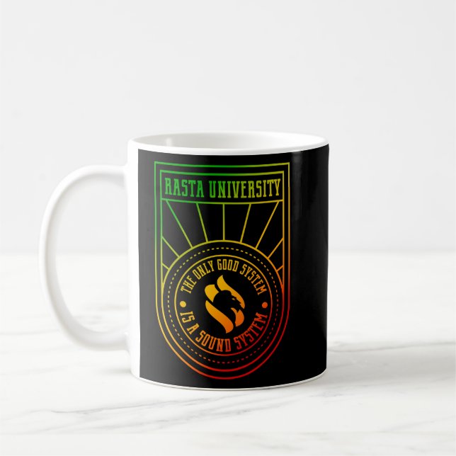 The Only Good System is a Sound System Reggae Coffee Mug (Left)